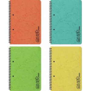 ΤΕΤΡΑΔΙΟ ΣΠΙΡΑΛ Α4 MUST CRAFT 4 ΘΕΜΑΤΑ 120 ΦΥΛΛΑ (579884)