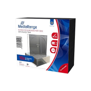 ΘΗΚΗ CD SLIM MEDIARANGE ΠΛΑΣΤΙΚΗ (ΠΑΚΕΤΟ 10τμχ)