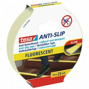 ΤΑΙΝΙΑ ΑΝΤΙΟΛΙΣΘΗΤΙΚΗ TESA FLUORESCENT 5m X25mm ΜΠΕΖ