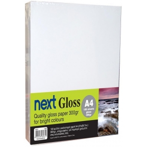 ΧΑΡΤΙ NEXT PREMIUM GLOSS A4 300gr. (100φ.)