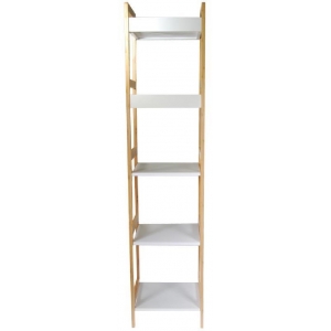 ΡΑΦΙΕΡΑ ΝΕΧΤ 35291 ξύλινη με 5 ράφια Υ127.5x29,5x29εκ.