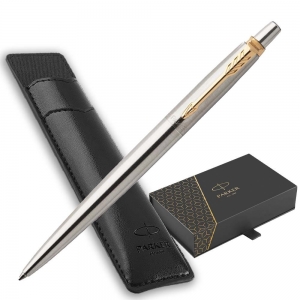 ΣΤΥΛΟ PARKER JOTTER STAINLESS STEEL GT + BLK PU