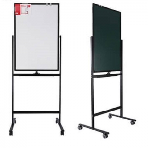 ΠΙΝΑΚΑΣ ΛΕΥΚΟΣ ΜΑΓΝΗΤΙΚΟΣ ΤΡΟΧΗΛΑΤΟΣ DELI 60Χ90εκ. 2/ΠΛΗΣ ΟΨΗΣ