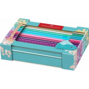 ΞΥΛΟΜΠΟΓΙΕΣ ΧΡΩΜΑΤΙΣΤΕΣ 20ΤΜΧ. FABER CASTELL ΣΕ ΜΕΤΑΛΛΙΚΗ ΚΑΣΕΤΙΝΑ + ΞΥΣΤΡΑ 201641