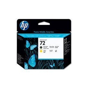 ΚΕΦΑΛΗ HP 72 (C9384A) MATTE BLACK&YELLOW