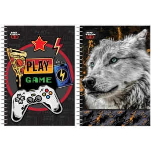 ΤΕΤΡΑΔΙΟ ΣΠΙΡΑΛ 2θεμ. Α4 No Fear Play Game–White Wolf 348-11440