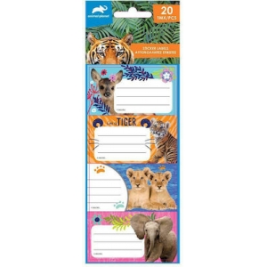 ΕΤΙΚΕΤΕΣ ΑΥΤΟΚΟΛΛΗΤΕΣ ANIMAL PLANET 20 ΤΜΧ. 5 ΦΥΛΛΑ 570855