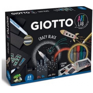 ΣΕΤ ΔΗΜΙΟΥΡΓΙΑΣ GIOTTO ART LAB CRAZY BLACK 23pcs (581600)