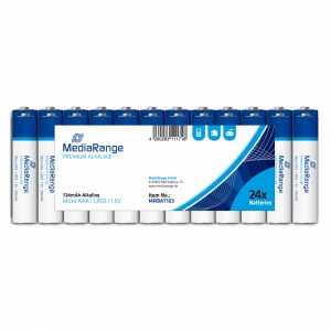 ΜΠΑΤΑΡΙΕΣ MEDIARANGE AAA ΑΛΚΑΛΙΚΕΣ LR03 MRBAT103 (24τμχ)