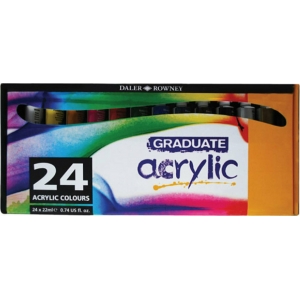DALER ROWNEY GRADUATE ΣΕΤ ΑΚΡΥΛΙΚΑ ΧΡΩΜΑΤΑ 24Χ22ML
