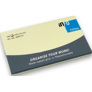 NOTES INFO 75X125 ΚΙΤΡΙΝΑ 100Φ
