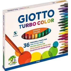 ΜΑΡΚΑΔΟΡΟΙ GIOTTO TURBO COLOR 36 ΧΡΩΜ.
