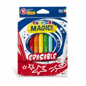 Μαρκαδόροι Carioca Magic Erasable 43182 (6mm) Χονδροί Σετ 10τμχ