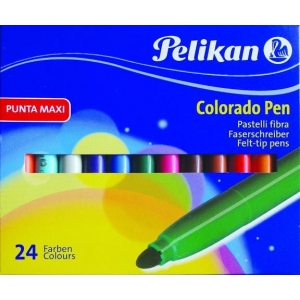 ΜΑΡΚΑΔΟΡΟΙ PELIKAN COLORADO MAXI 24ΧΡΩΜ.
