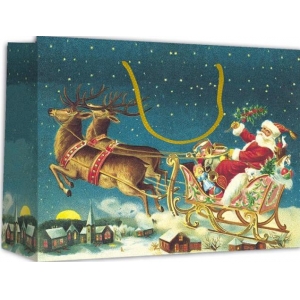 ΧΡΙΣΤΟΥΓΕΝΝΙΑΤΙΚΗ ΧΑΡΤΙΝΗ ΤΣΑΝΤΑ NEXT Άγιος Βασίλης Υ40Χ46Χ14 (27233)