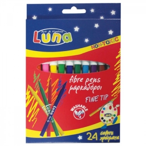 ΜΑΡΚΑΔΟΡΟΙ ΛΕΠΤΟΙ LUNA 24τμχ. 0620182