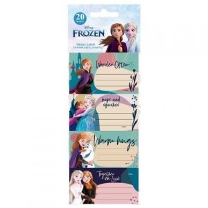 ΕΤΙΚΕΤΕΣ ΑΥΤΟΚΟΛΛΗΤΕΣ DISNEY FROZEN 2 20 ΤΜΧ. 5 ΦΥΛΛΑ 563179