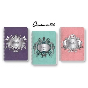 ΤΕΤΡΑΔΙΟ ΣΠΙΡΑΛ (label) A4 3Θ 105Φ. ORNAMENTAL 2176