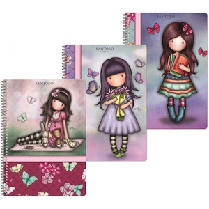 ΤΕΤΡΑΔΙΟ ΣΠΙΡΑΛ 3θεμ. SANTORO GORJUSS 22706 (Α4) ΔΙΑΦΟΡΑ ΣΧΕΔΙΑ