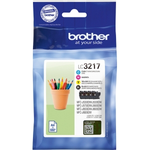 ΜΕΛΑΝΙ BROTHER LC-3217VAL value pack (LC3217VP)