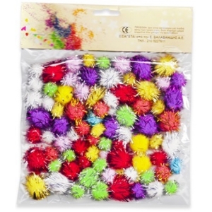 ΠΟΜ ΠΟΜ ΜΕΤΑΛΛΙΖΕ RG14401 (80τμχ)