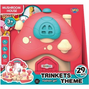 Βαλιτσάκι Μανιτάρι Ομορφιάς Luna Toys Σετ 29 Τμχ., 27x13,5x24 εκ.