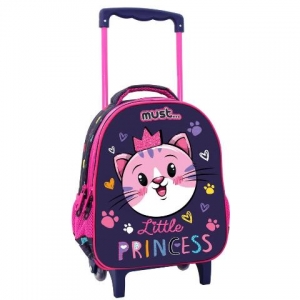ΤΣΑΝΤΑ ΤΡΟΛΛΕΥ ΝΗΠΙΟΥ MUST LITTLE PRINCESS CAT 585021