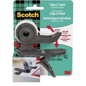 ΒΑΣΗ ΣΕΛΟΤΕΙΠ 3Μ C19 CLIP & TWIST 19mmx8,89m