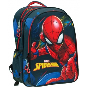 ΤΣΑΝΤΑ ΠΛΑΤΗΣ GIM Spiderman Blue Net 337-04031