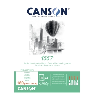 ΜΠΛΟΚ ΣΧΕΔΙΟΥ CANSON A4 180gr. 30 ΦΥΛΛΩΝ (1557)