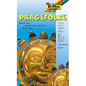 ΦΥΛΛΑ ΧΡΥΣΟΥ FOLIA 18Χ29εκ. Νο521 (πακετο 3τμχ)