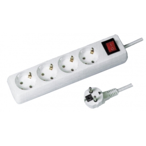 ΠΟΛΥΠΡΙΖΟ 4 ΘΕΣΕΩΝ ΔΙΑΚΟΠΤΗ&ΚΑΛΩΔΙΟ 1.5m