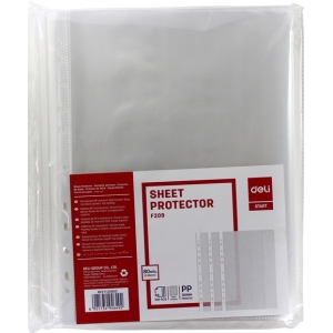 ΖΕΛΑΤΙΝΕΣ Α4 DELI F209 ΜΕ ΤΡΥΠΕΣ 80mic (ΠΑΚ.100ΤΕΜ.)