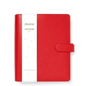 ORGANISER FILOFAX SAFFIANO POPPY A5
