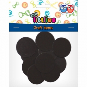 ΜΑΓΝΗΤΕΣ ΑΥΤΟΚΟΛΛΗΤΟΙ ΧΕΙΡΟΤΕΧΝΙΑΣ THE LITTLIES ΣΤΡΟΓΓΥΛΟΙ 25X3MM 10 ΤΜΧ. 646669