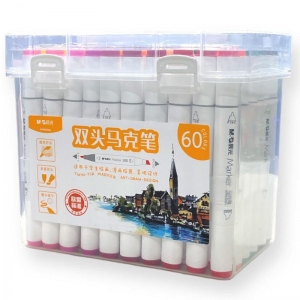 ΜΑΡΚΑΔΟΡΟΙ ΖΩΓΡΑΦΙΚΗΣ M&G ΜΕ 2 ΜΥΤΕΣ ΣΥΣΚ. 60τμχ APMV0904