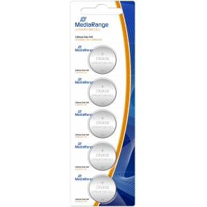 ΜΠΑΤΑΡΙΑ ΛΙΘΙΟΥ MEDIARANGE CR-2430 (5τμχ)
