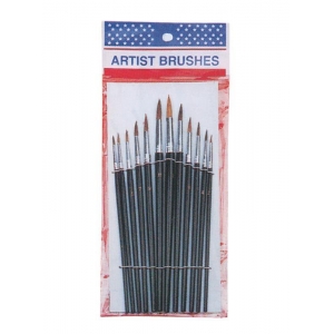 ΣΕΤ ΠΙΝΕΛΩΝ ΑΚΟΥΑΡΕΛΑΣ ΣΤΡΟΓΓΥΛΑ 12τμχ. (12950)