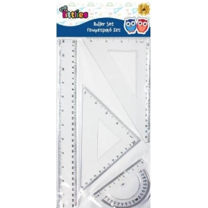 ΓΕΩΜΕΤΡΙΚΟ ΣΕΤ 4ΤΜΧ BLISTER 30cm THE LITTLIES 646119