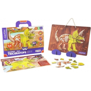 ΜΑΓΝΗΤΙΚΟ PUZZLE TRICERATOPS MIER EDU (GRAFFITI)