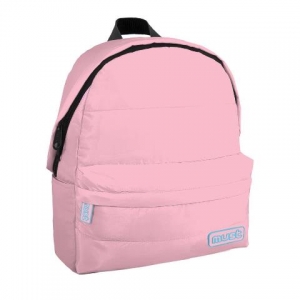 ΤΣΑΝΤΑ ΠΛΑΤΗΣ MUST MONOCHROME PUFFY COLORED INSIDE MINI ΡΟΖ 585169