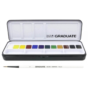 DALER ROWNEY GRADUATE WATERCOLOUR SET 12