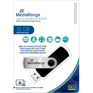 ΜΝΗΜΗ USB MEDIARANGE MR931-2 16GB with USB Type-C