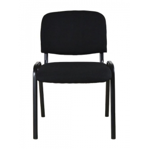 Καρέκλα επισκέπτη, Υ83,5x55x41 σε μαύρο χρώμα 13839-09