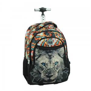 ΤΣΑΝΤΑ TROLLEY Back me up Grey Lion 357-38074