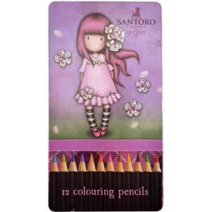 ΞΥΛΟΜΠΟΓΙΕΣ SANTORO GORJUSS 12τμχ (σε μεταλλικό κουτί) CHERRY BLOSOM 217132