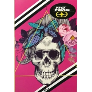 ΤΕΤΡΑΔΙΟ ΚΑΡΦΙΤΣΑ 17X25 NO FEAR SKULLY-GOLD 347-80400