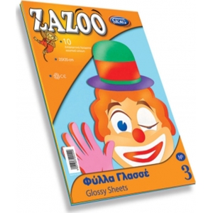 ΜΠΛΟΚ SKAG ZAZOO ΓΛΑΣΕ 25X35εκ. 10Φ.