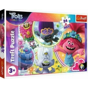 TREFL PUZZLE MAXI 24 PIECES TROLLS 14318