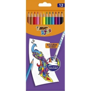 ΞΥΛΟΜΠΟΓΙΕΣ BIC KIDS EVOLUTION Illusion colour & erase 12τεμ